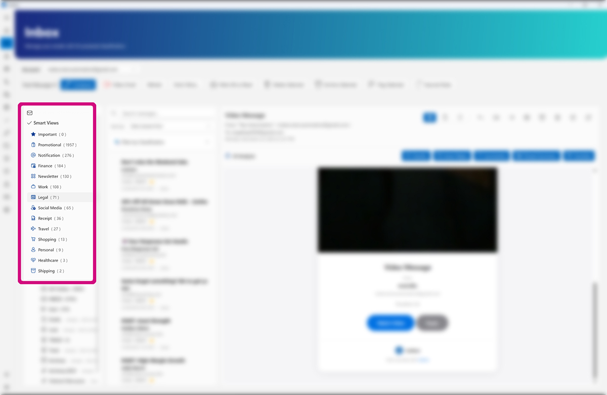 Icebox inbox features